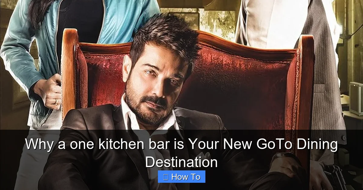 Why a one kitchen bar is Your New GoTo Dining Destination