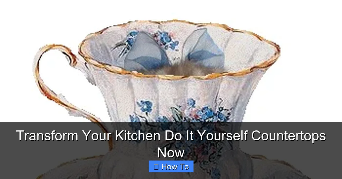 Transform Your Kitchen Do It Yourself Countertops Now