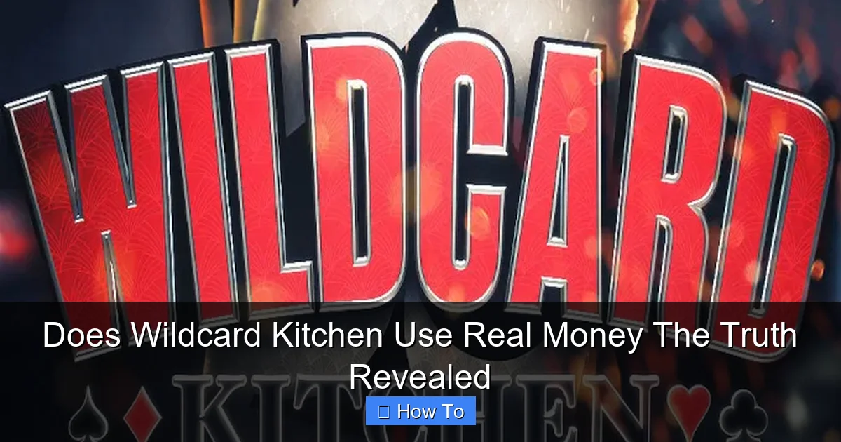 Does Wildcard Kitchen Use Real Money The Truth Revealed