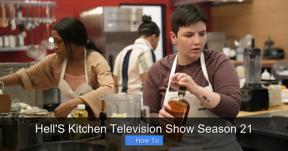 Hell'S Kitchen Television Show Season 21