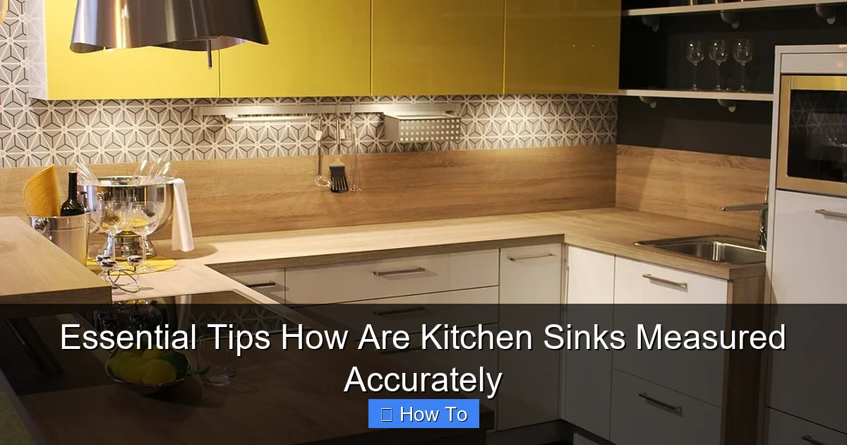 Essential Tips How Are Kitchen Sinks Measured Accurately