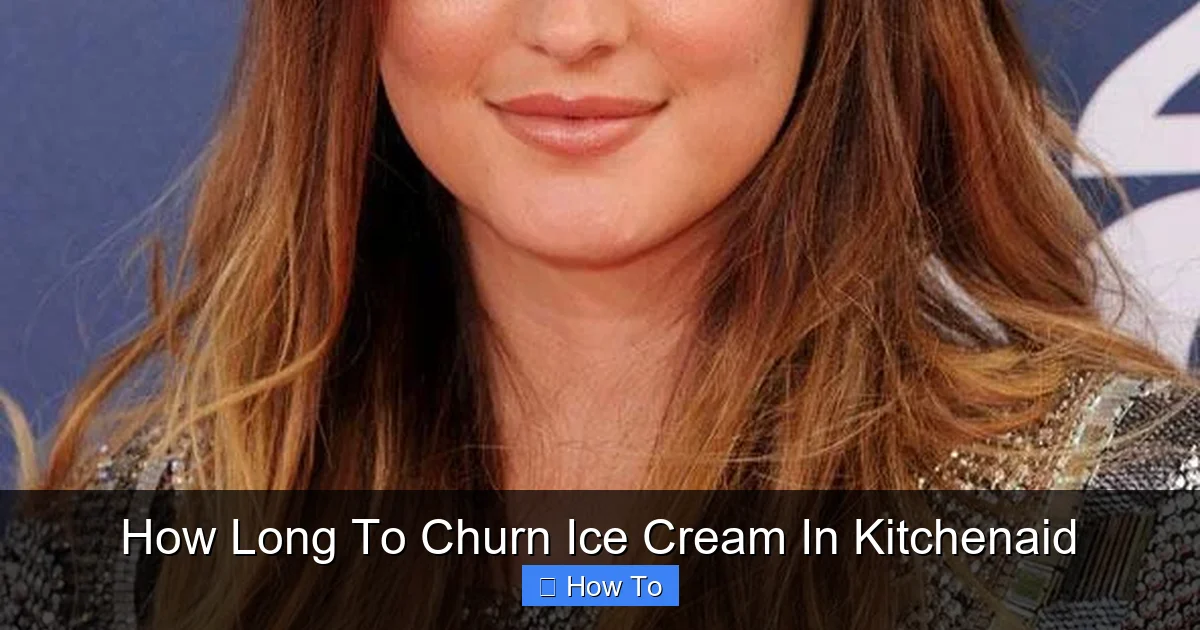 How Long To Churn Ice Cream In Kitchenaid