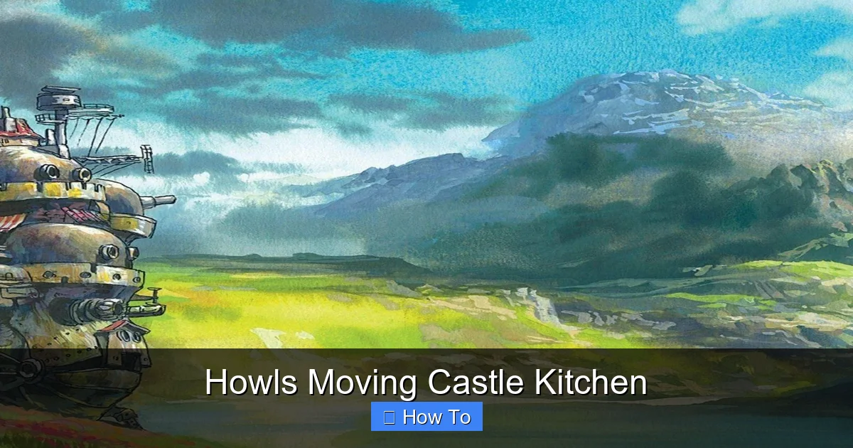 Howls Moving Castle Kitchen