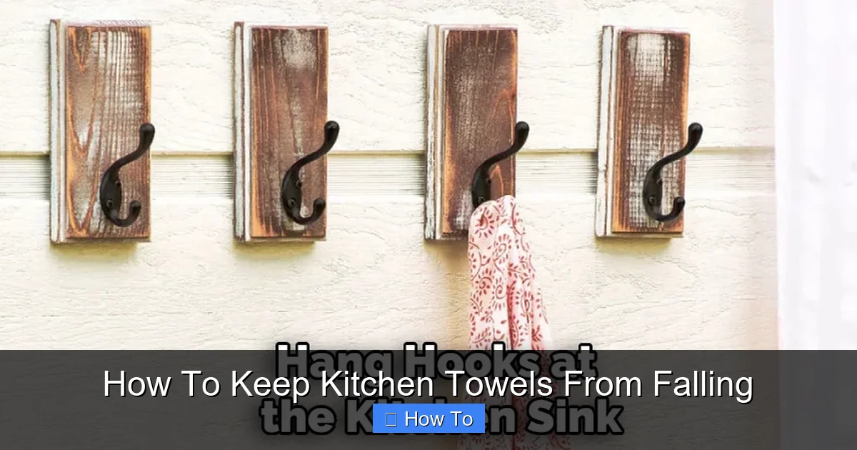 How To Keep Kitchen Towels From Falling