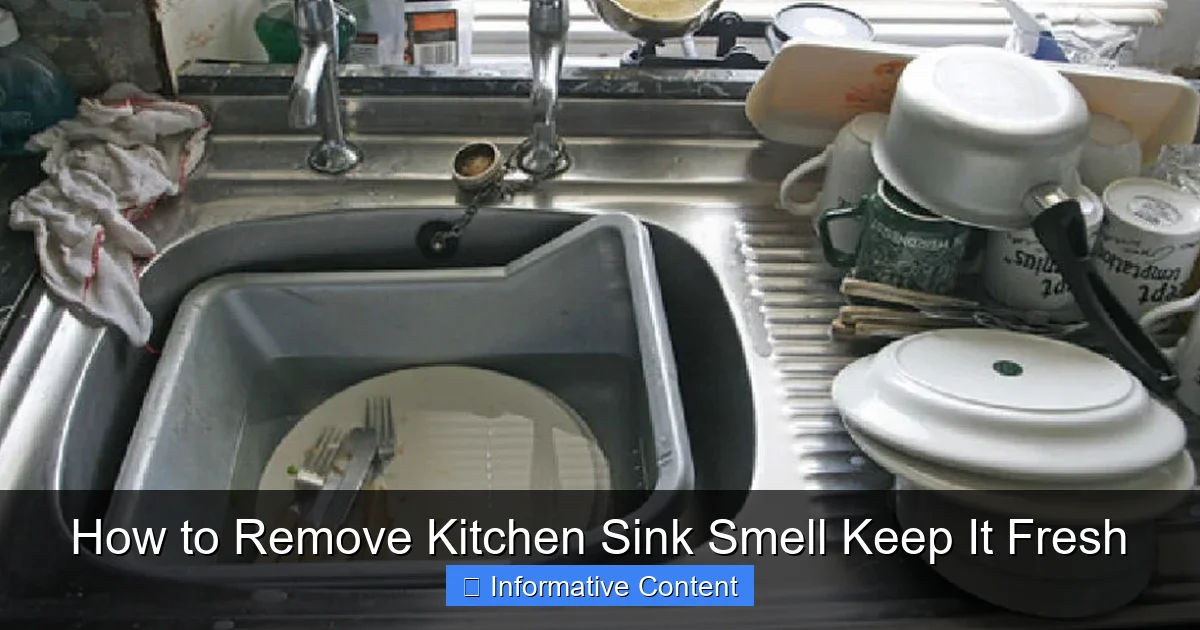 How to Remove Kitchen Sink Smell Keep It Fresh