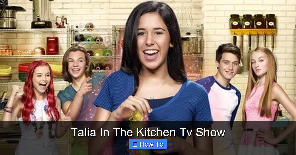 Talia In The Kitchen Tv Show