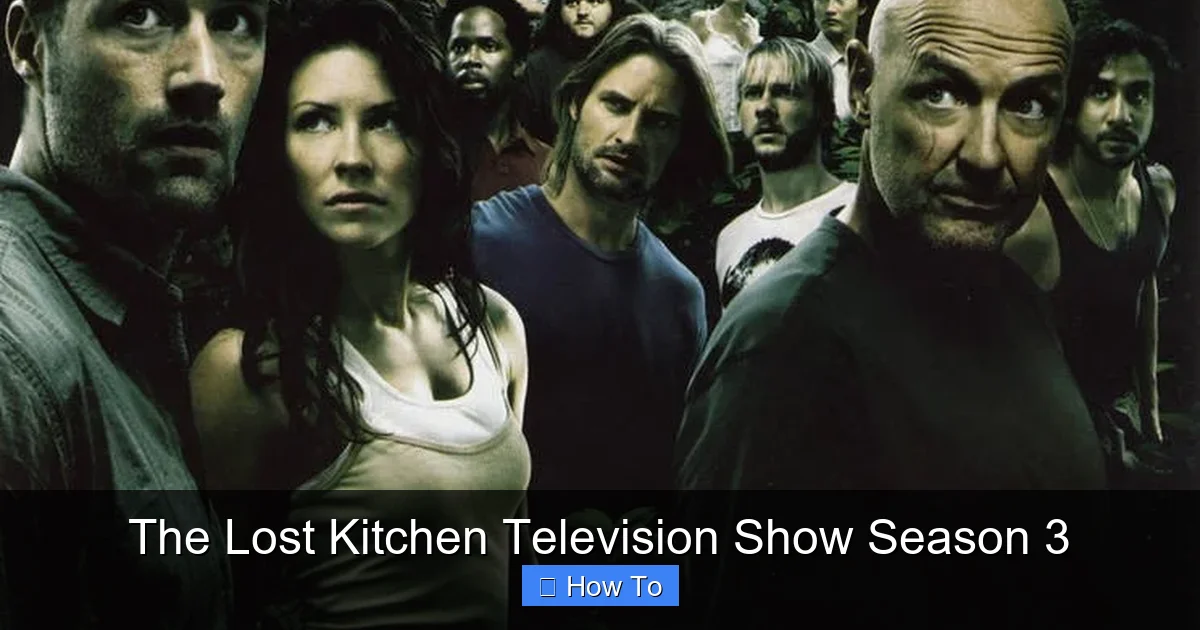 The Lost Kitchen Television Show Season 3