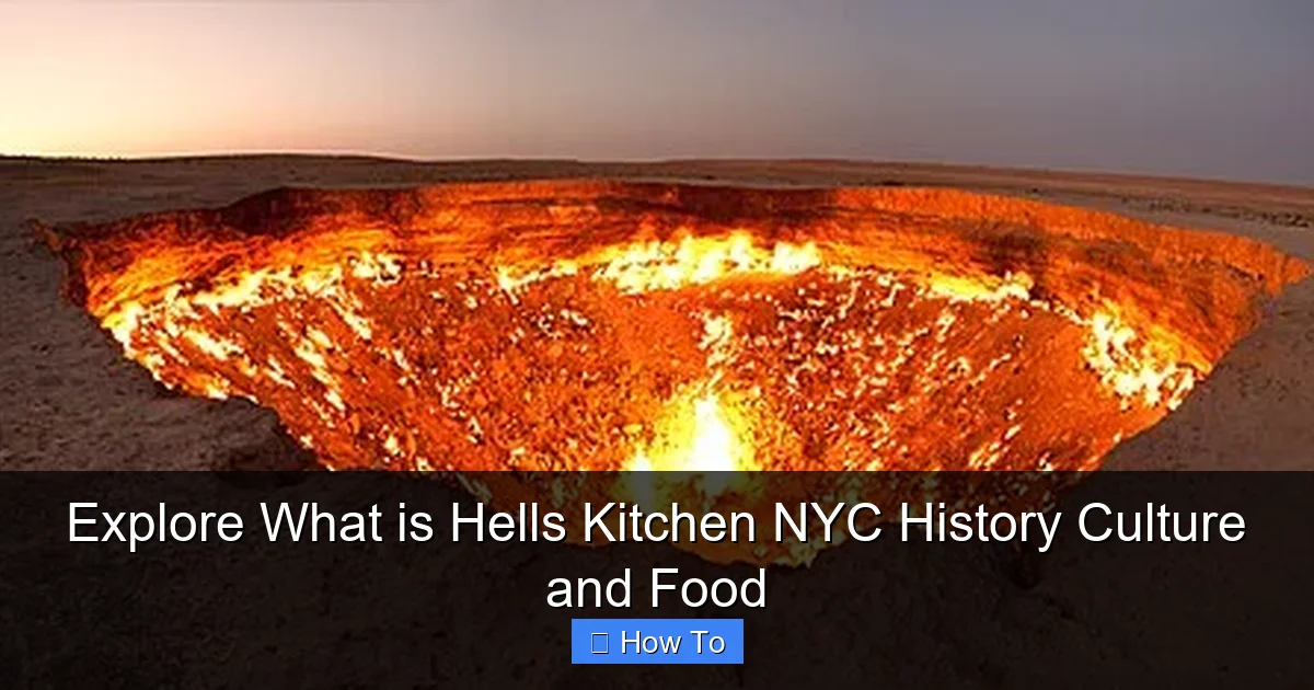 Explore What is Hells Kitchen NYC History Culture and Food