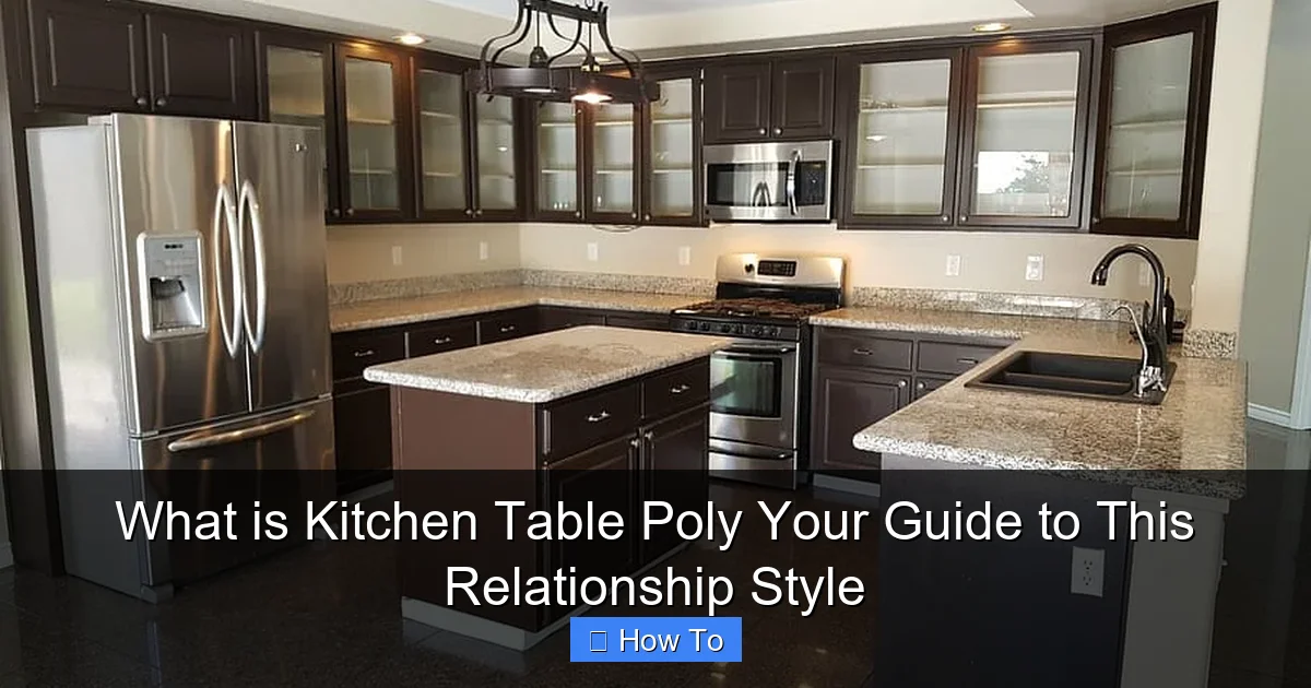 What is Kitchen Table Poly Your Guide to This Relationship Style