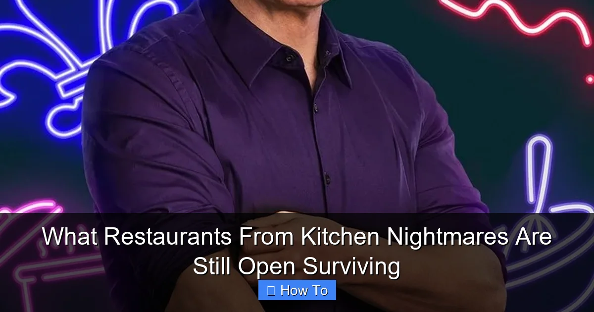 What Restaurants From Kitchen Nightmares Are Still Open Surviving