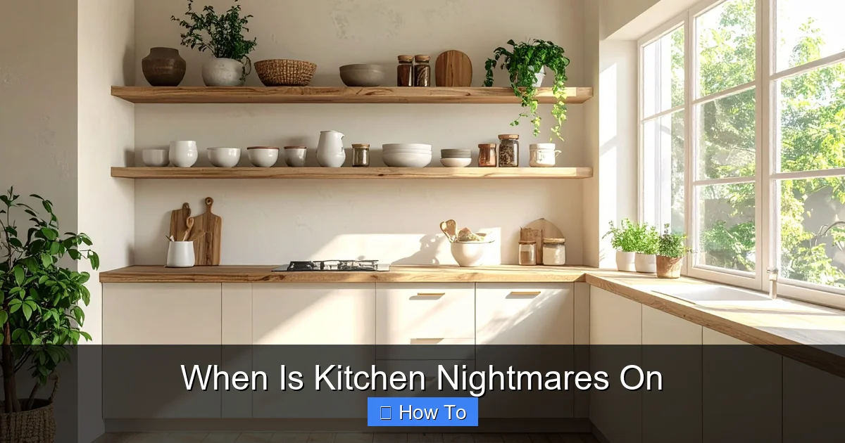 When Is Kitchen Nightmares On