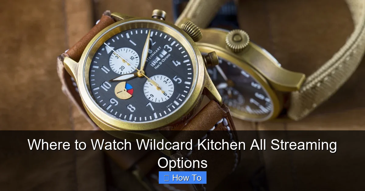 Where to Watch Wildcard Kitchen All Streaming Options