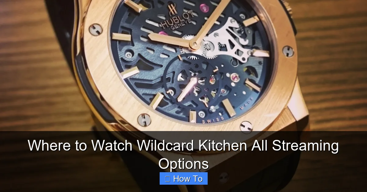Where to Watch Wildcard Kitchen All Streaming Options