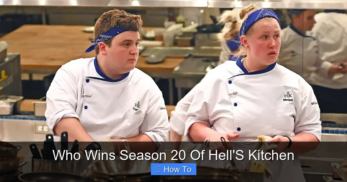Who Wins Season 20 Of Hell'S Kitchen