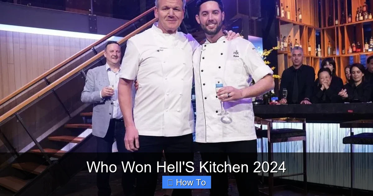 Who Won Hell'S Kitchen 2024