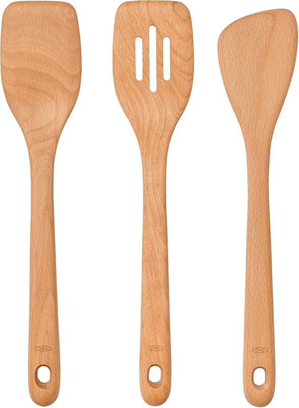 7 Best Wood Spatulas: Expert-Approved for Unmatched Quality 5 OXO Wooden Spatula Set: The Best 3-Piece Collection for Natural Kitche