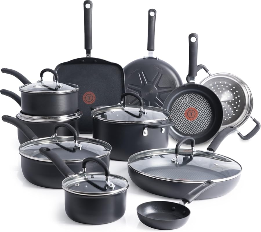 Top 4 Best Nonstick Dishwasher Safe Cookware Picks for Effortless C... 3 T-Fal Ultimate Hard Anodized Nonstick Cookware Set