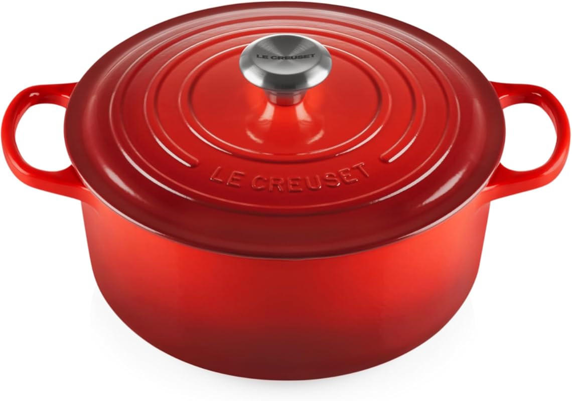 Best 5.5 Qt Le Creuset Dutch Oven – Cerise Enameled Cast Iron
