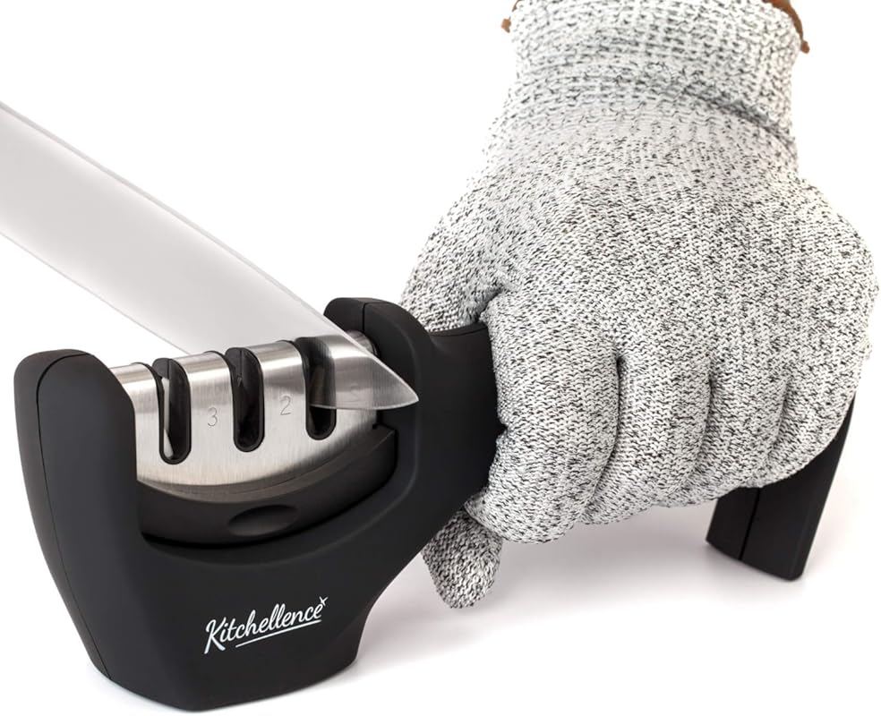 Master Your Edges: 5 Best Home Knife Sharpening for Pro Results 4 Achieve Best Home Knife Sharpening with This 3-Stage Sharpener and Cut