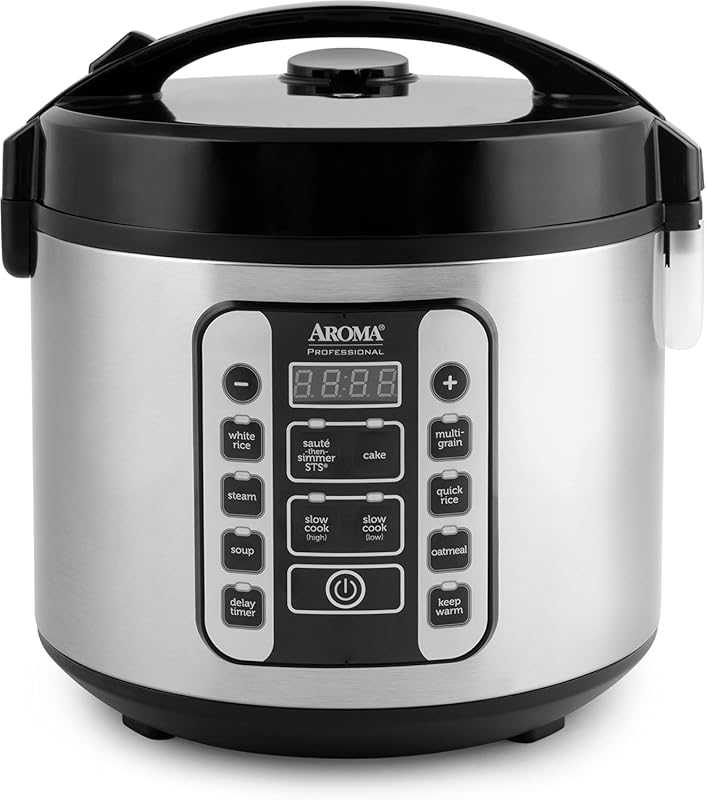 7 Best Aroma Rice Cooker: Expert Picks for Flawless Grains 8 Aroma Professional 20-Cup (5-Quart) Digital Rice Cooker, Steamer, Slow