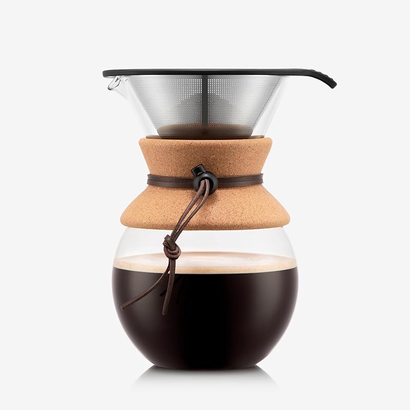 7 Best Pour Over Coffee Maker Automatic: Expert-Tested & Approved 8 Bodum 34oz Pour Over Coffee Maker: Reusable Stainless Steel Filter, Bo