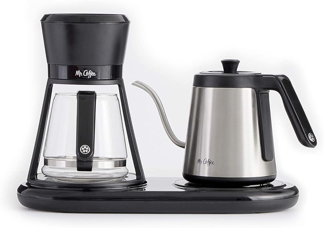 7 Best Pour Over Coffee Maker Automatic: Expert-Tested & Approved 5 Mr. Coffee BVMC-PO19B All-in-One Pour Over Coffee Maker, 6 Cups, Black