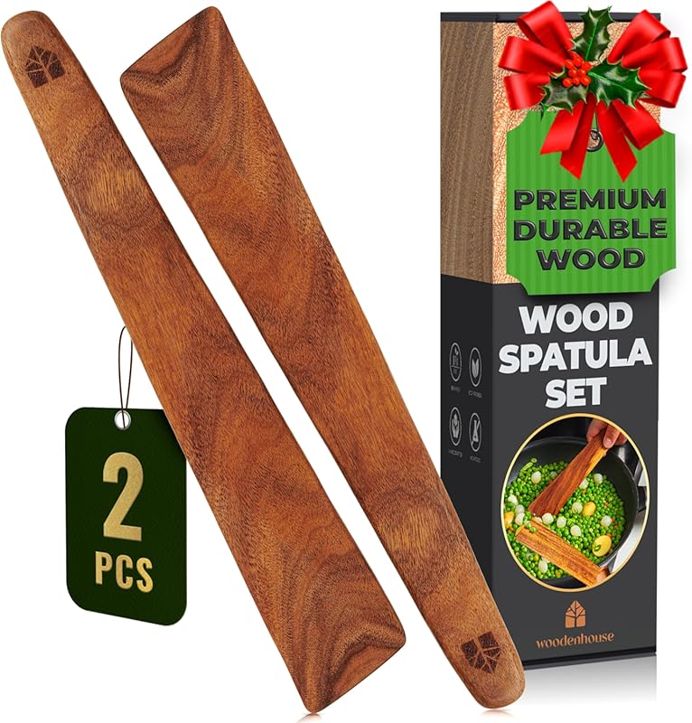 7 Best Wood Spatulas: Expert-Approved for Unmatched Quality 4 Best 12-Inch Teak Wood Spatula for Cooking - Turner, Flipper, Scraper
