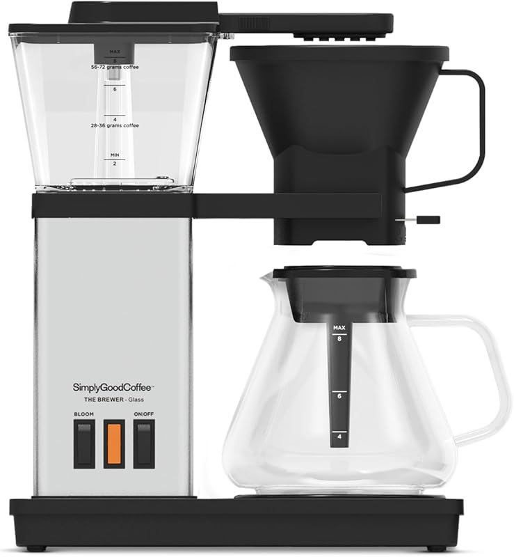 7 Best Pour Over Coffee Maker Automatic: Expert-Tested & Approved 6 Best Automatic Pour Over Coffee Maker with 8-Cup Drip Brewing, Black S