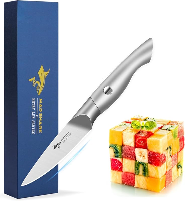 Best Paring Knife: 3.5-inch German Stainless Steel Blade with Ergonomi