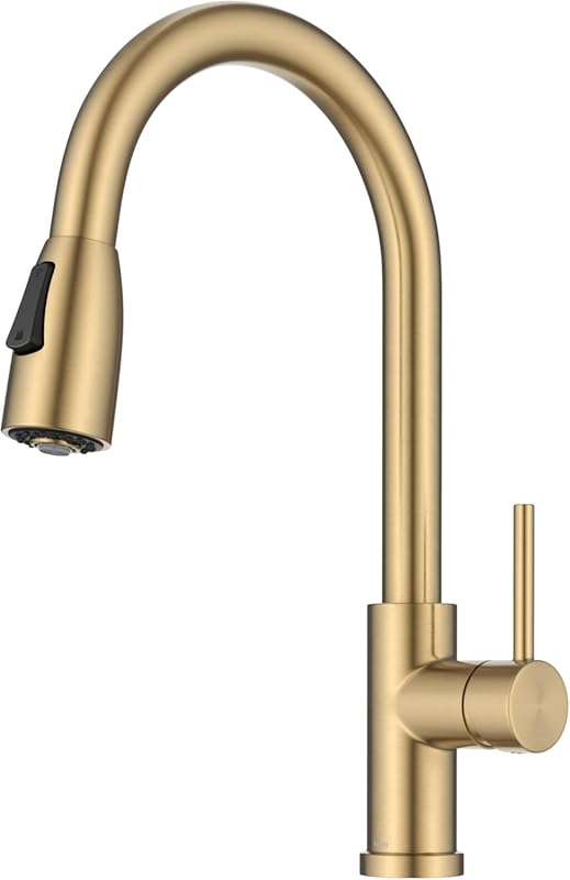 KRAUS Coda 2-Function Single Handle Pull Down Kitchen Faucet in Spot-F