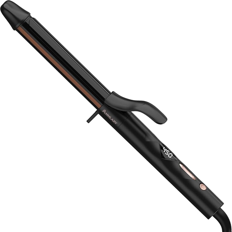 Top 10 Best Curling Iron For Waves: Expert-Approved for Perfect Hair 9 Titanium Ceramic 1-Inch Curling Iron for Waves, 8 Heat Settings for Al