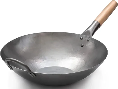 Craft Wok Flat Hand Hammered C