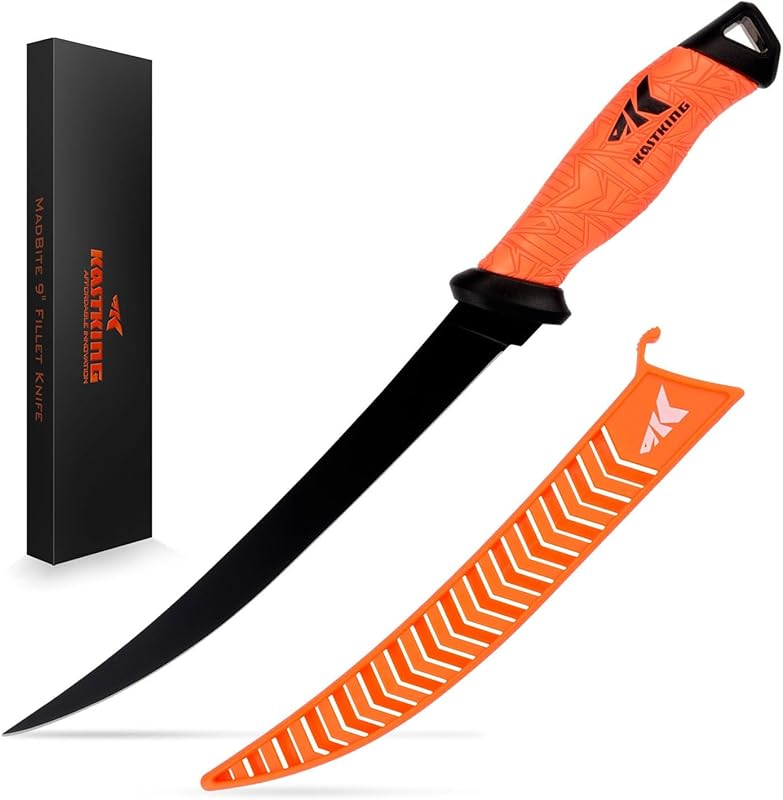 6 Best Knives for Cutting Fish: Expert Picks for Flawless Fillets 4 KastKing Speed Demon Pro Fillet and Boning Knife for Cutting Fish, Ger