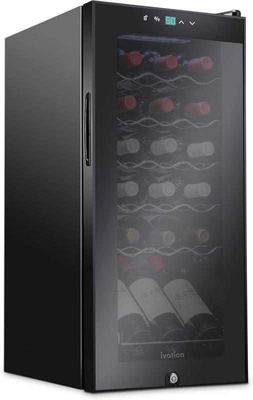 3 Best Large Wine Refrigerators: Expert-Approved & Reviewed 2 Ivation 18 Bottle Compressor Wine Cooler Refrigerator w/Lock, Large Fr