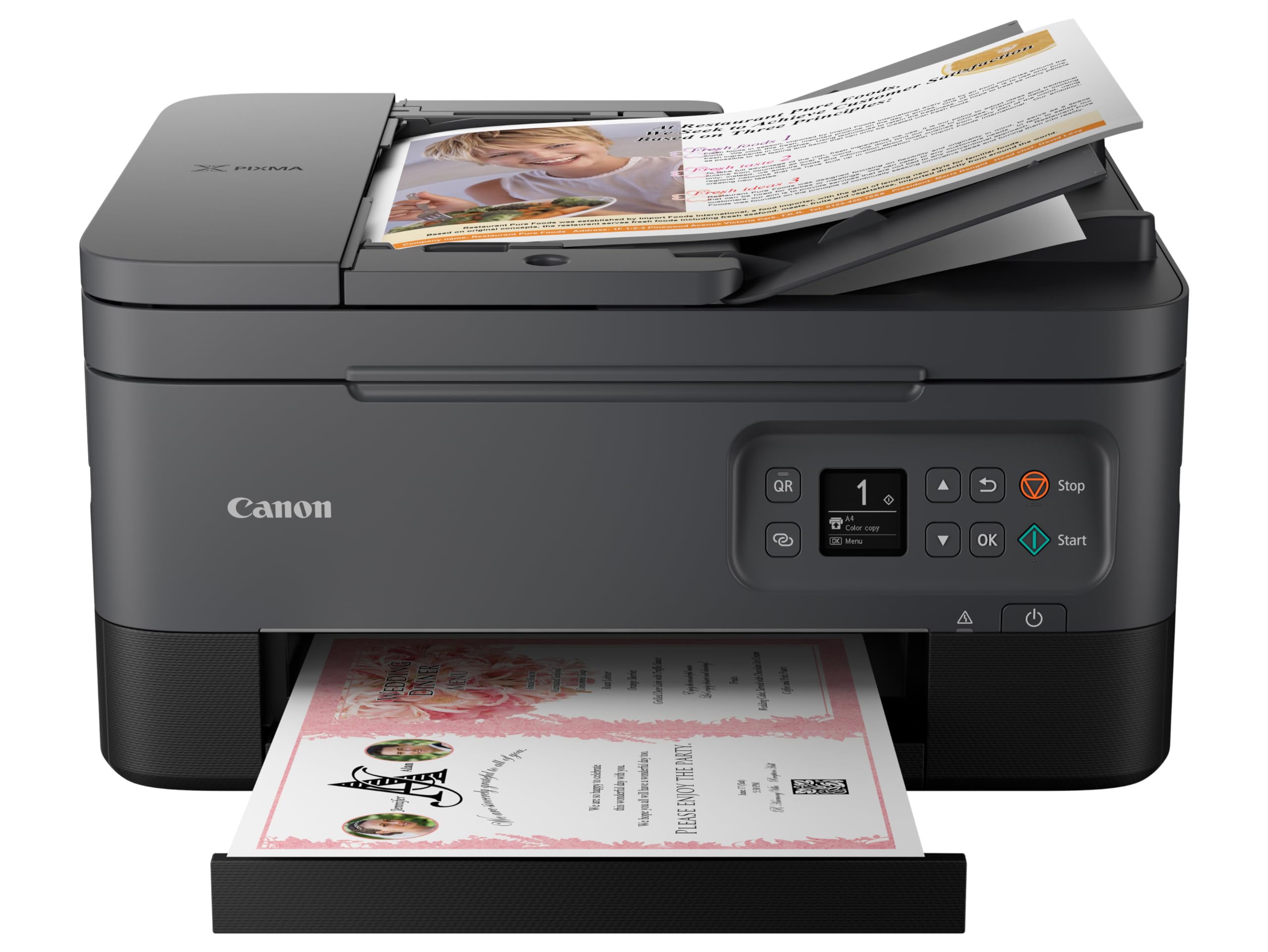 Canon PIXMA TS7720 vs TR7020a All: Best Printer? 2 Canon PIXMA TR7020a All-in-One Wireless Color Inkjet Printer, with Duplex Printing, Mobile Printing, and Auto Document Feeder, Black, Works with Alexa