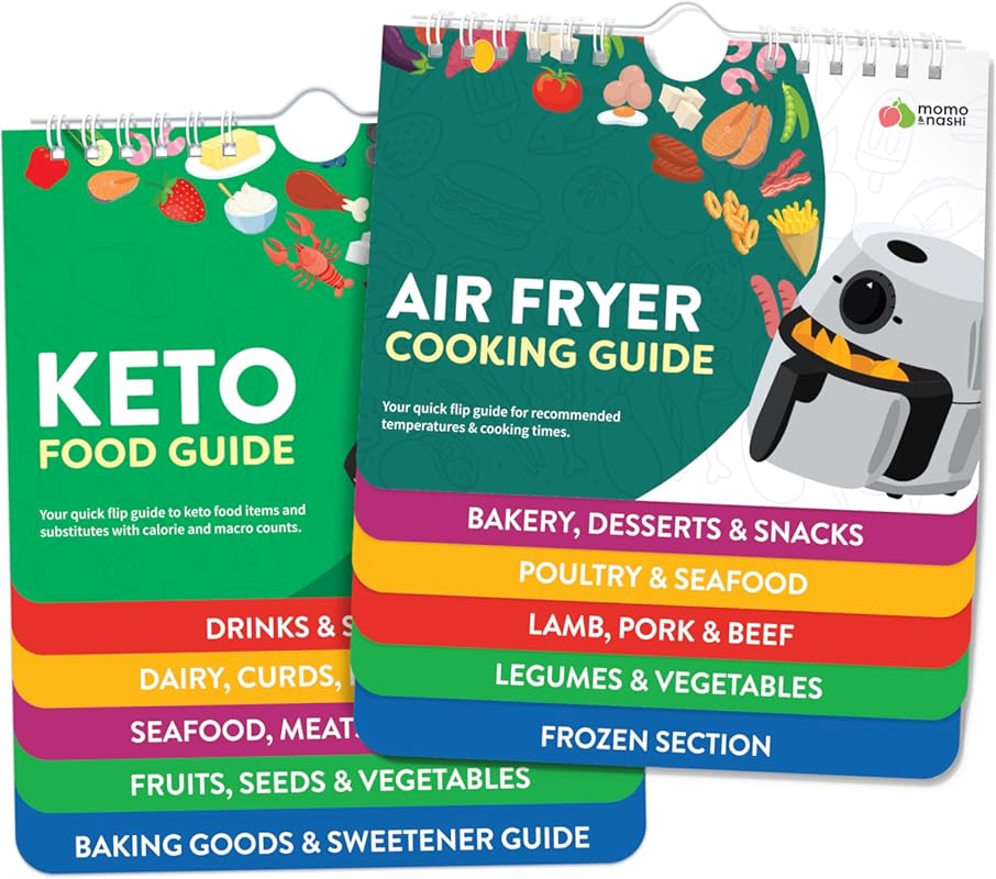 Air Fryer and Keto Cookbook Magnets: Meal Plan for Best Keto Foods to 