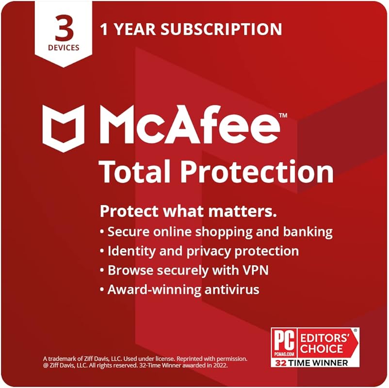 4 Best Antivirus for Laptop Free: Expert Choices 3 McAfee Total Protection: Comprehensive Antivirus for Laptops, featurin