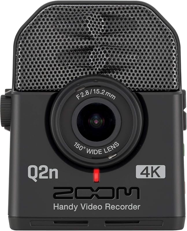 Zoom Q2n-4K Video Recorder: Stereo Microphones for 4K Video, Music, an