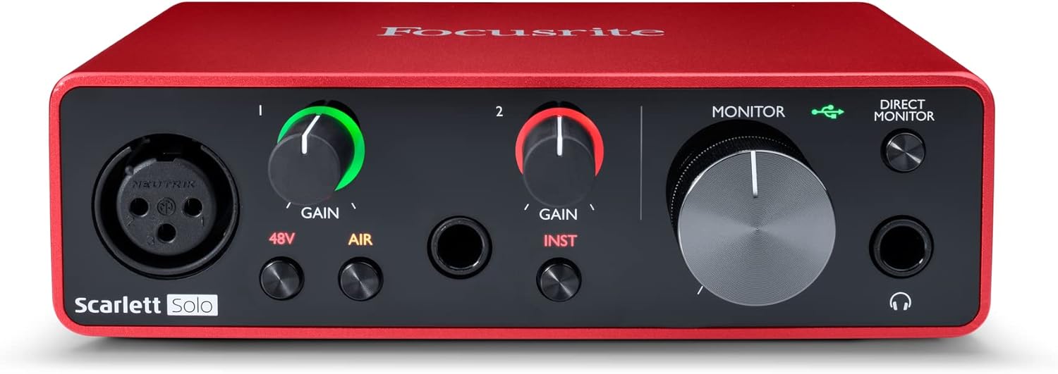 5 Best Portable Audio Interfaces for Musicians: Expert PMT Online P... 4 Focusrite Scarlett Solo 3rd Gen USB Audio Interface. Studio Quality fo