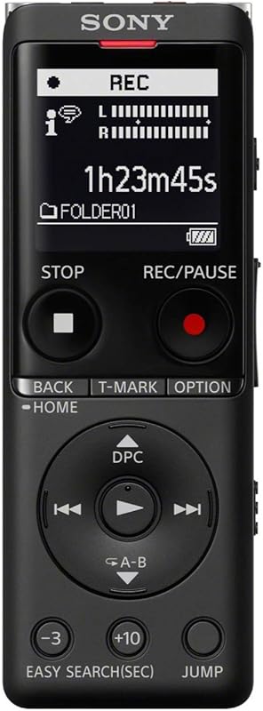 Expert Picks: 5 Best Portable Audio Recorders for Interviews 2 Sony ICD-UX570 Digital Voice Recorder, ICDUX570BLK, usb