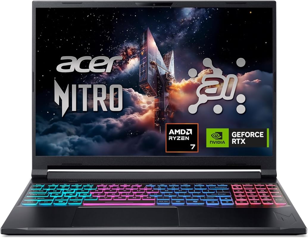 4 Best Bang For Your Buck Gaming Laptop 2 Acer Nitro V 16S Gaming Laptop: Ryzen 7, RTX 5060, 32GB RAM, 1TB SSD,