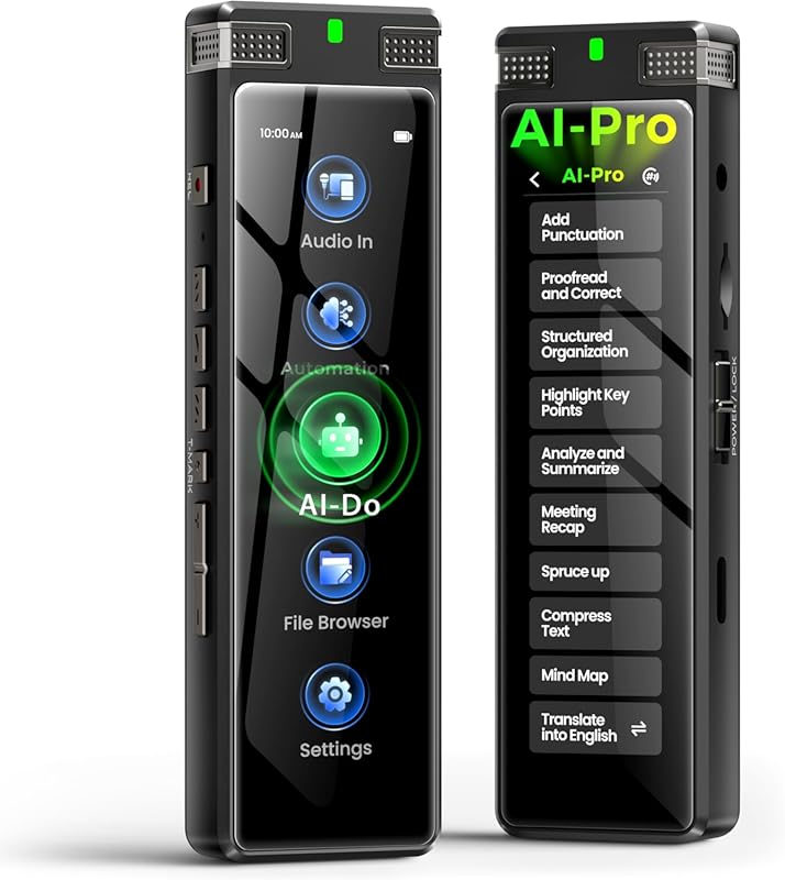 5 Best Portable Audio Digital Recorders for Beginners: Expert Picks 2 Best Portable 136GB AI Voice Recorder with Playback: Voice Activated f