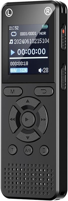 160GB Portable Digital Voice Recorder with Built-in Speaker, Voice Act