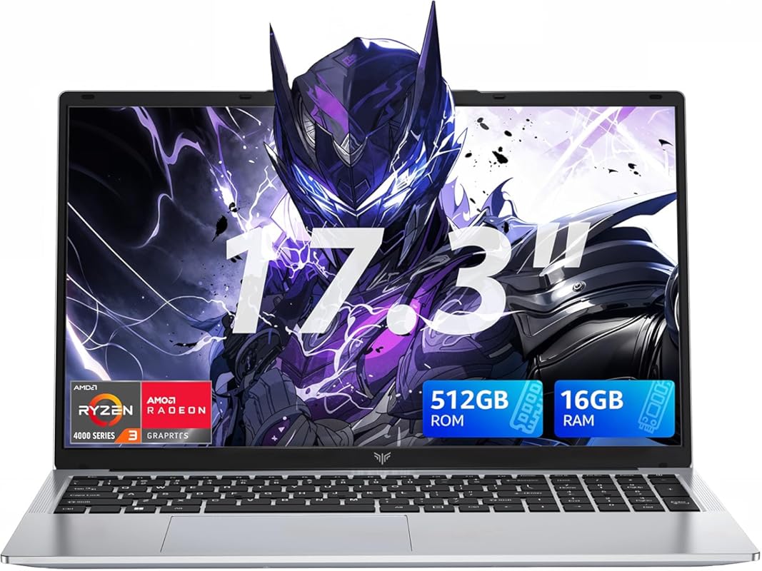 4 Best Bang For Your Buck Gaming Laptop 3 KAIGERR Gaming Laptop: AMD Ryzen 4300U, 16GB RAM, 512GB SSD, 17.3